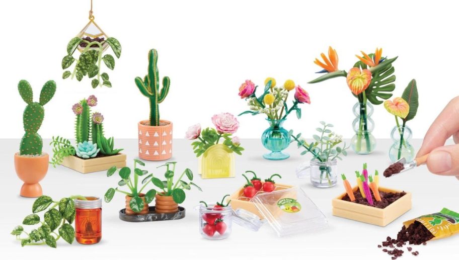 make it mini botanical collection contents stock image