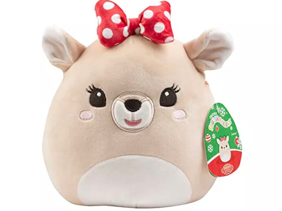 clarice rudolph clarice plush with red bow