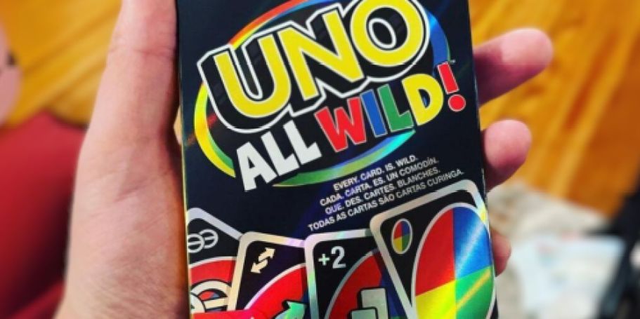 UNO All Wild Card Game Only $3.89 on Target.online (Reg. $6.49)