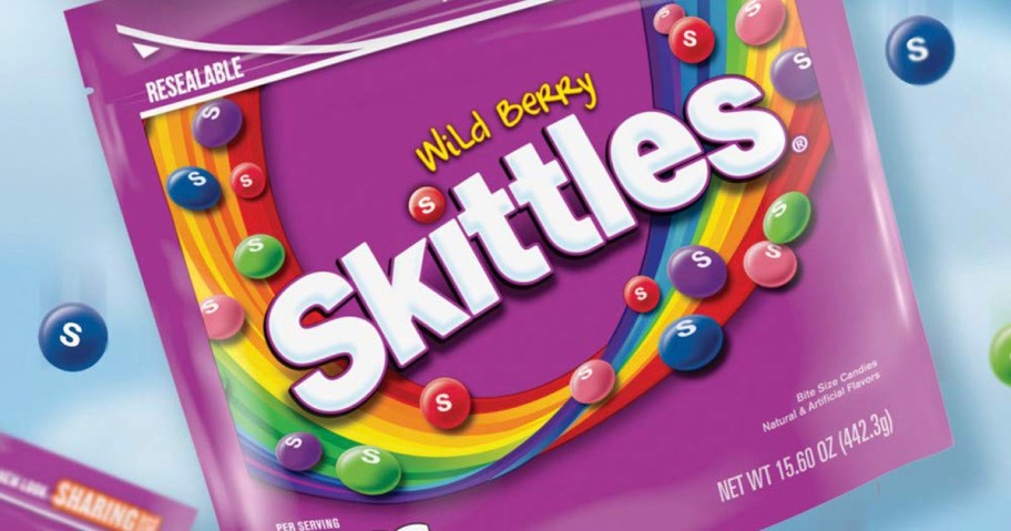 wild berry sharing size skittles bag