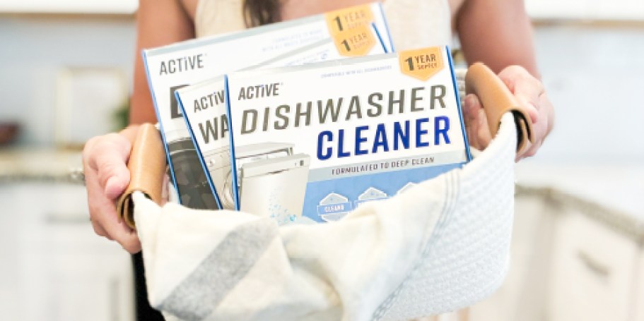 Active Dishwasher Cleaner 1-Year Supply Just $11.64 Shipped on Amazon (Reg. $19)