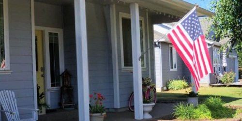 onlineplete American Flag Kit Only $9.98 at Home Depot