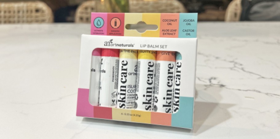 ArtNaturals Organic Lip Balm 6-Pack Only $7 Shipped on Amazon | Thousands of 5-Star Ratings