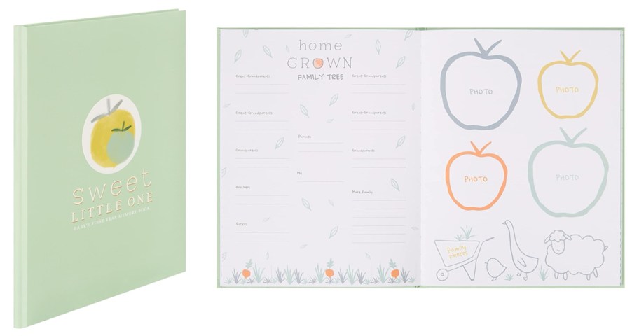 Carter's Homegrown Gender Neutral Baby Journal Memory Book 