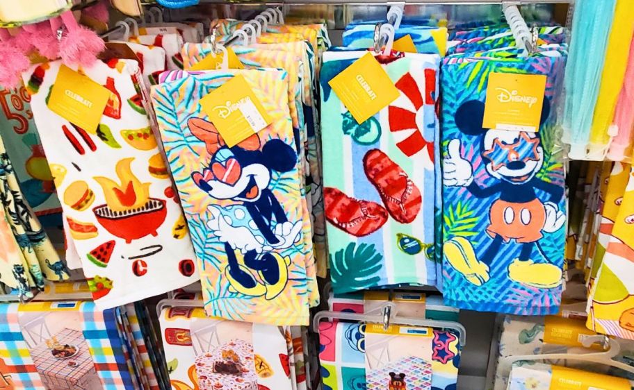 disney 2 pack dish towels