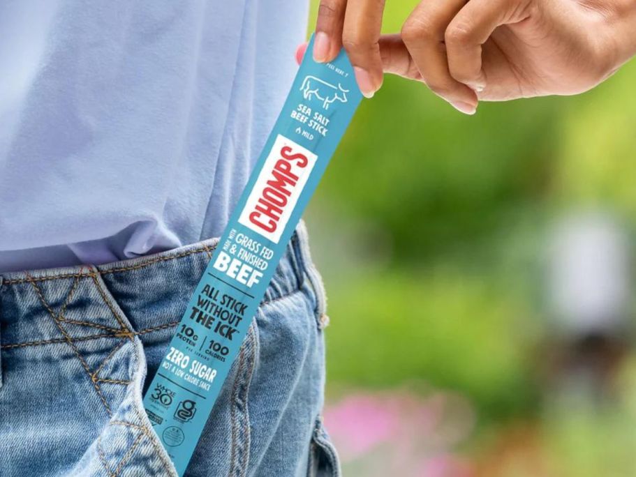 Chomps Beef Jerky Stick Only 20¢ After Cash Back at Target (Reg. $2.69)