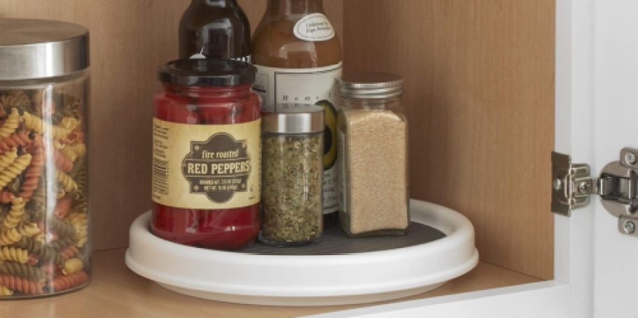 Lazy Susan Turntable Just $5.99 Shipped for Prime Members | Perfect for Cabinets!