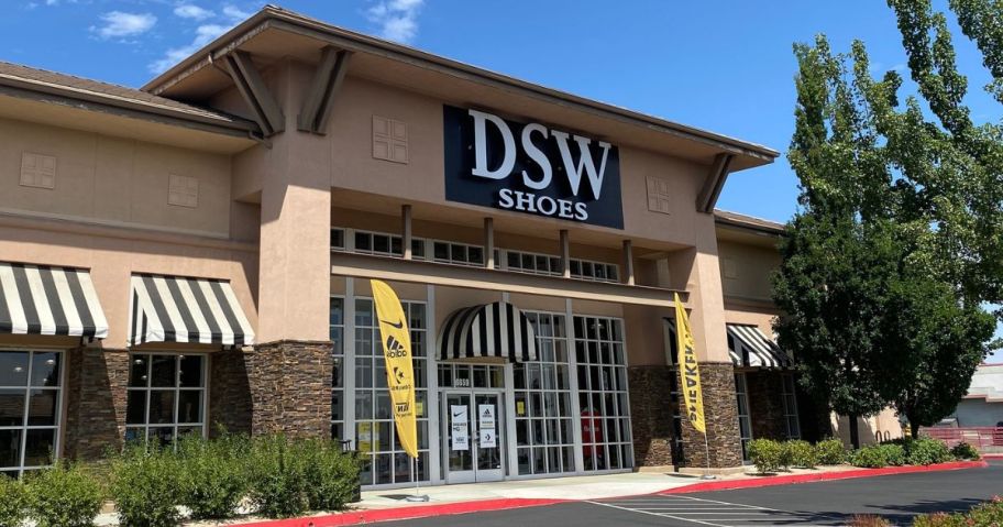 Outside view of a DSW Store