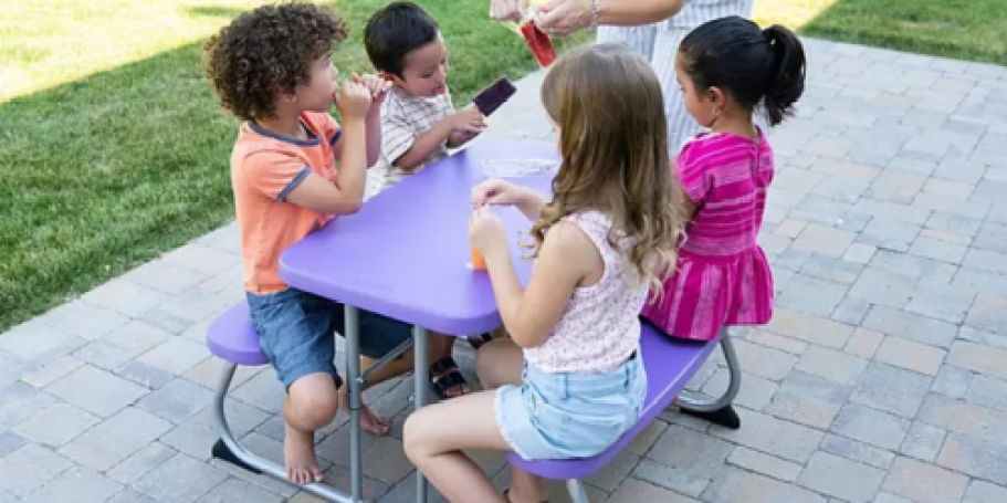 Folding Kids Picnic Table Just $49 at Sam’s Club (Includes 2-Year Warranty!)