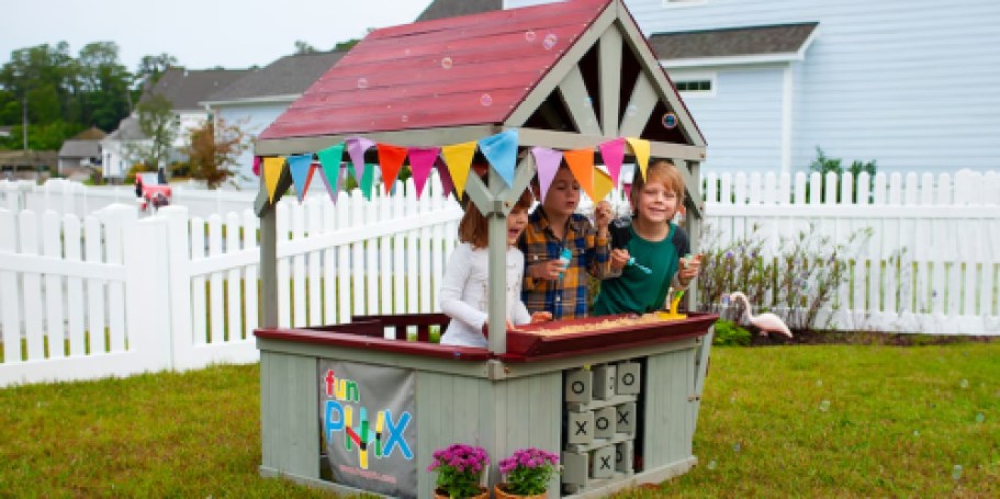 Up to 50% Off Funphix Play Sets on Lowes.online | Wooden Hut Only $191.52 Shipped (Today Only!)