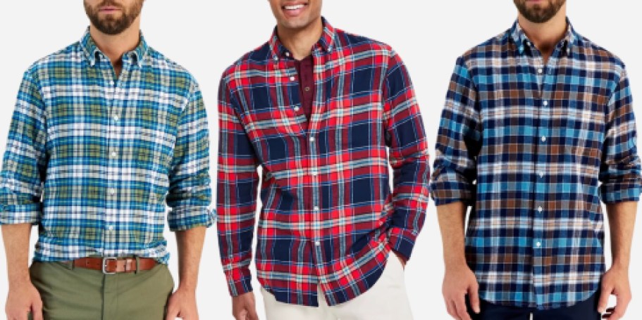 Men’s Flannel Shirts Just $9.86 on Macys.online (Reg. $40)