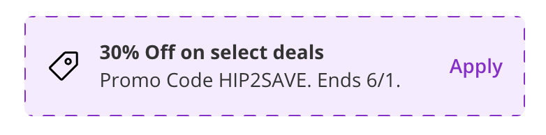 hip2save promo banner ad on groupon