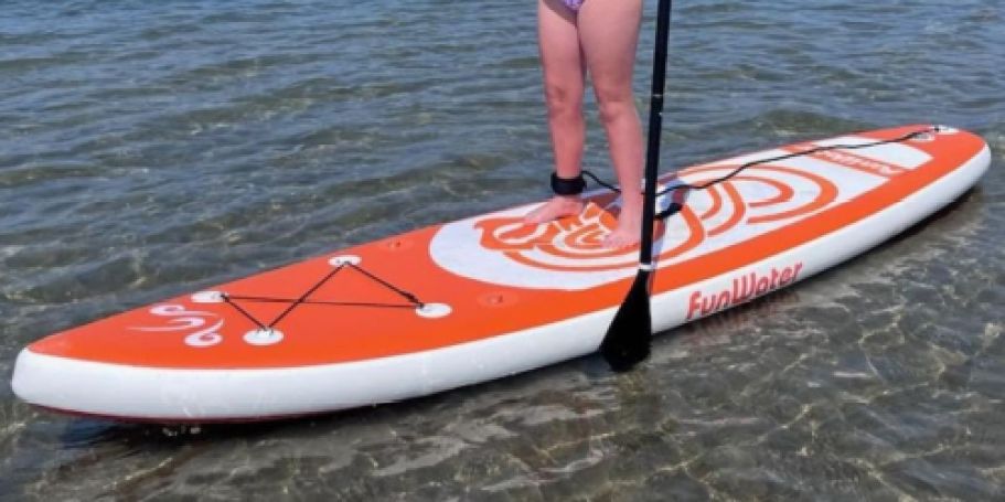 Up to 60% Off Inflatable Paddle Boards & Accessories on Amazon