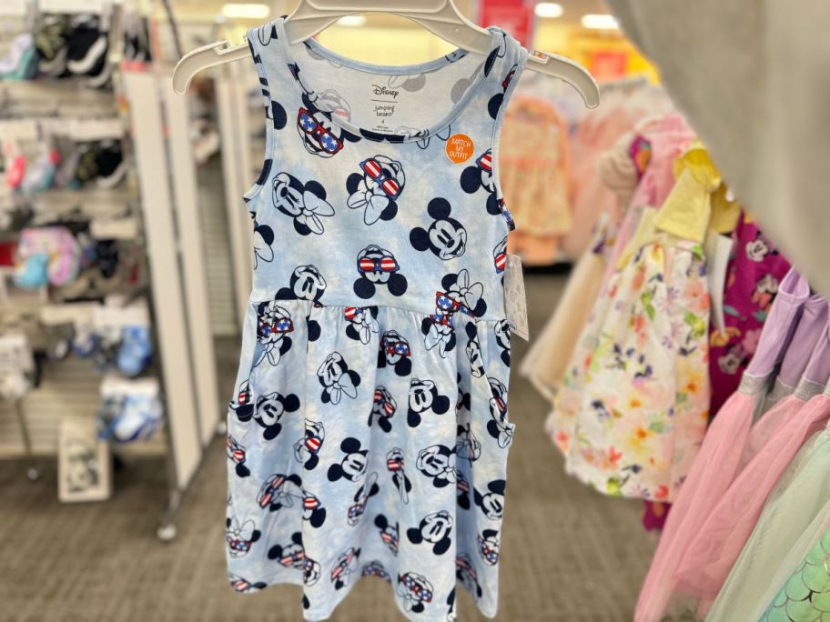 Jumping Beans Disney Girls Tank Dress - Mickey & Minnie