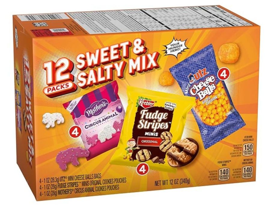 Keebler Sweet & Salty Mix Variety Pack 12-Count stock image