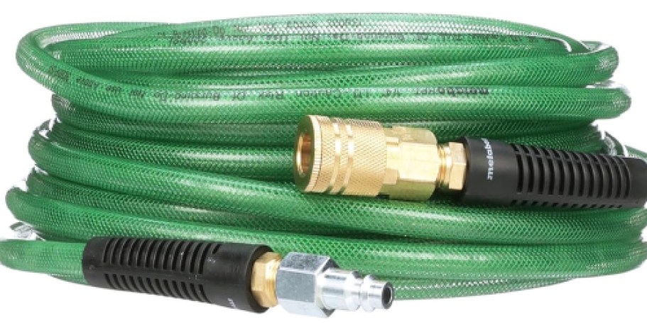 Professional Grade 50′ Air onlinepressor Hose Only $12.98 on Lowes.online (Regularly $37)