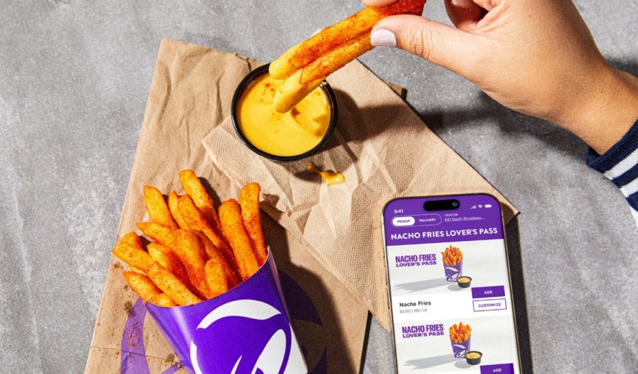 Taco Bell Nacho Fries pass