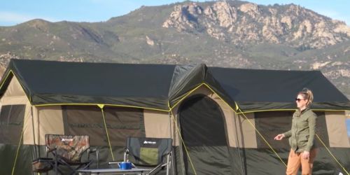 HUGE 12-Person Cabin Tent on Walmart.online (Multiple Rooms, Closets, Projector Screen & More)