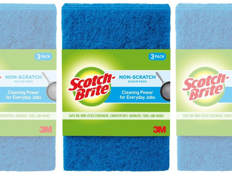 Scotch Brite Non Scratch Scour Pads