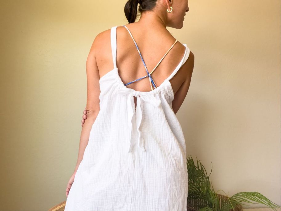 Shade & Shore Swim Cover-Up Dress Back Detail