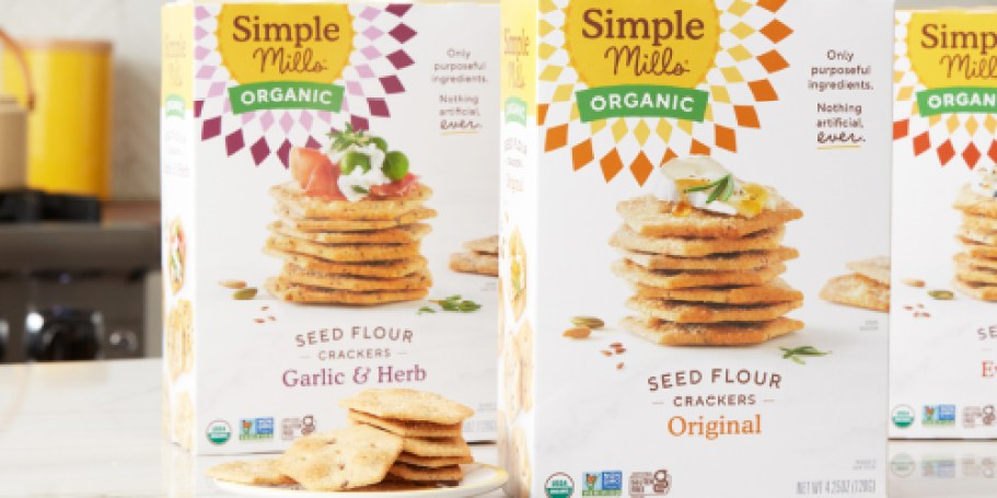 Simple Mills Organic Crackers Only $2.57 Shipped on Amazon (Gluten-Free & Plant Based)