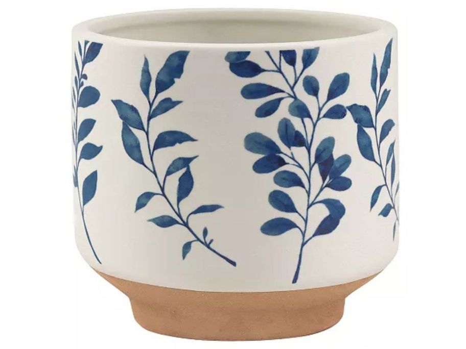 Sonoma Blue and White Planter
