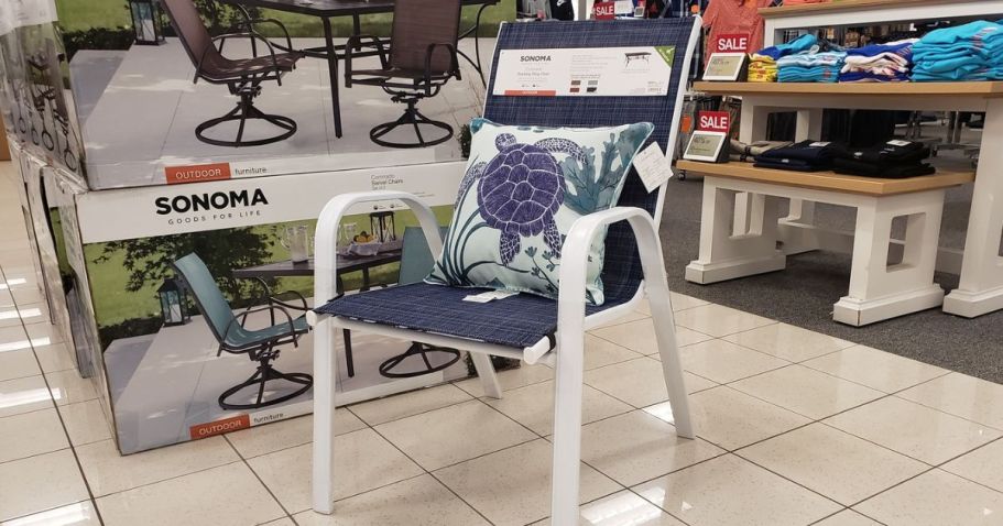 Up to 55% Off Kohl’s Patio Furniture | Stacking Chairs Just $21