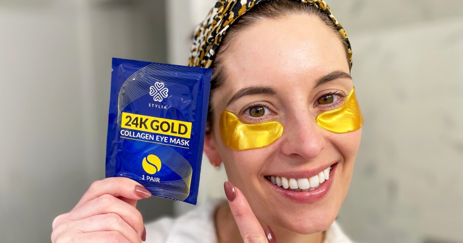 Collagen Under Eye Patches 20-Pack Only $9 Shipped on Amazon (Reduces Puffiness & Dark Circles)
