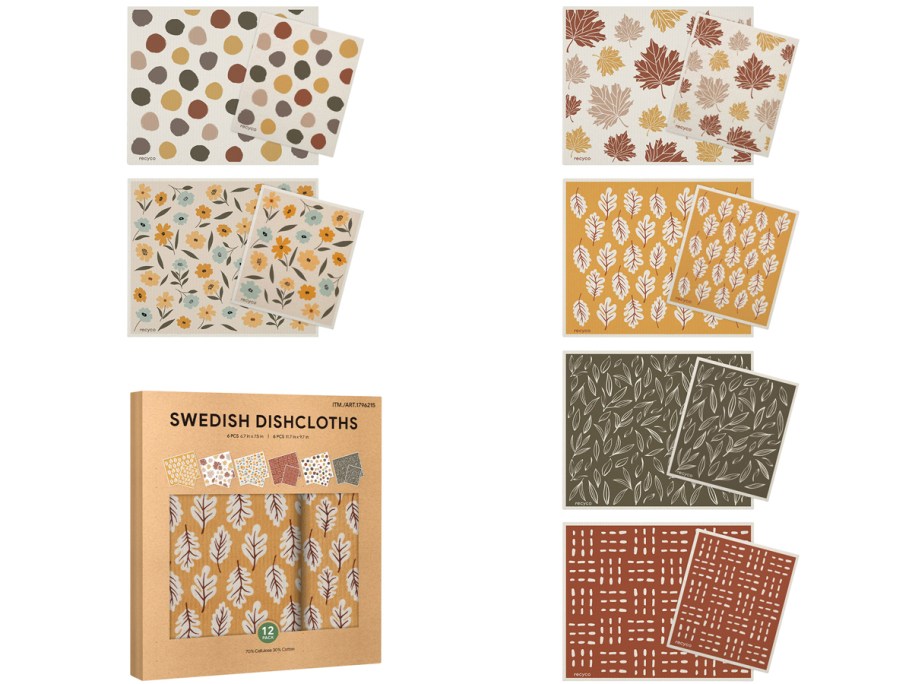 Swedish Dishcloths 12-piece Set