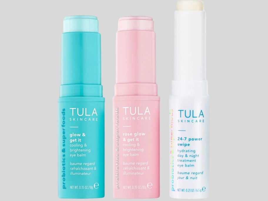 Tula Skin Care Eye Balm Extravaganza 3-Piece Kit stock image