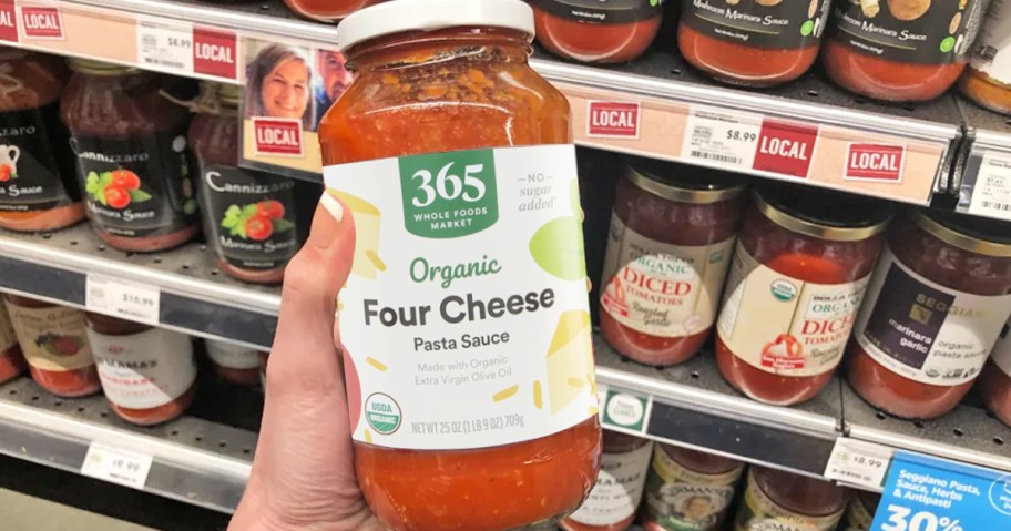 Whole Food Market Organic Four Cheese Pasta Sauce