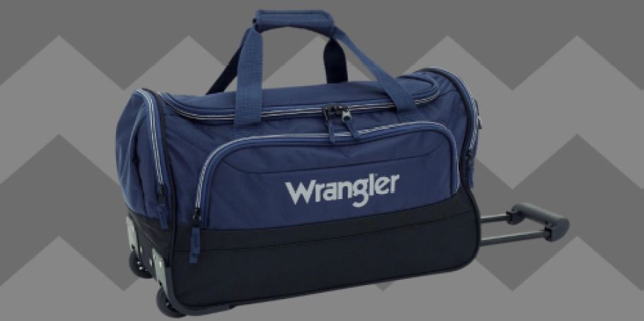 WOW! Wrangler Rolling Duffel Just $19.73 on Walmart.online (Reg. $72)