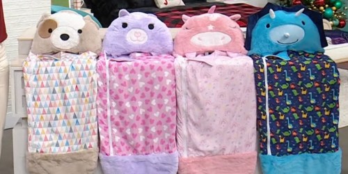 Kids Plush Character Sleeping Bag Just $16.46 Shipped on HSN.online (Reg. $44)