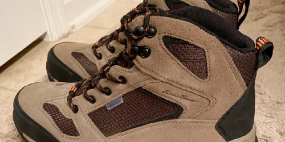 Eddie Bauer Men’s Waterproof Hiking Boots Only $20.62 on Kohls.online (Reg. $75)