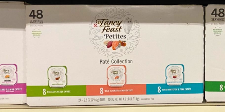 Fancy Feast Petites Wet Cat Food 48-Count Variety Pack Just $14.61 Shipped on Amazon (Reg. $28)