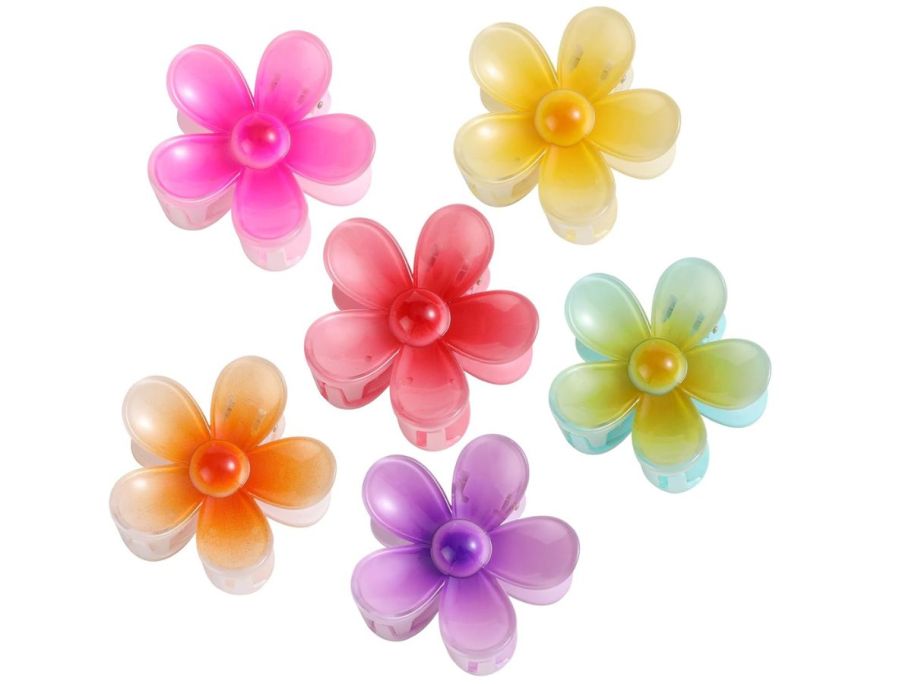 Flower Hair Clips stock image