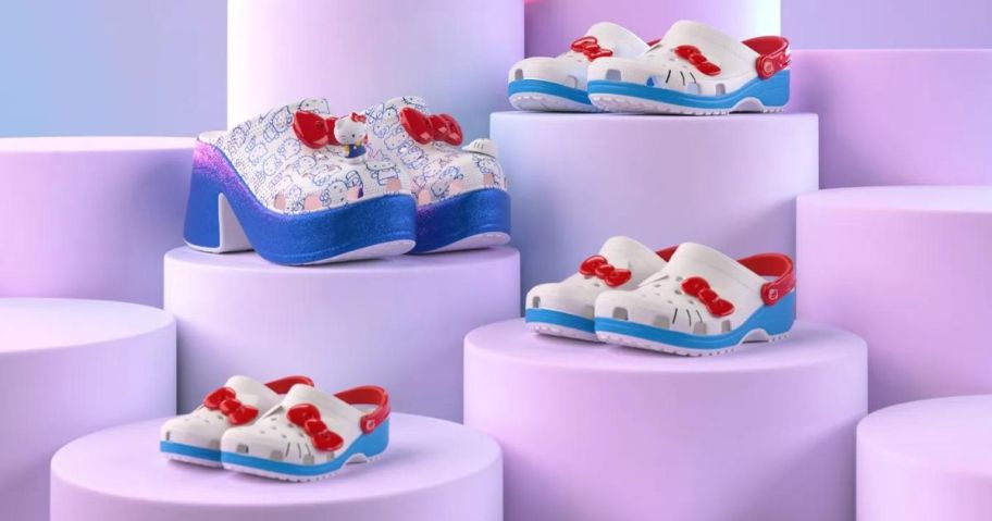 hello kitty croc display