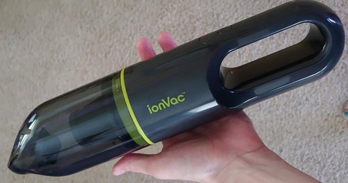 ionVac Cordless Handheld Vacuum Cleaner Only $19.99 on Kohls.online (Reg. $36)