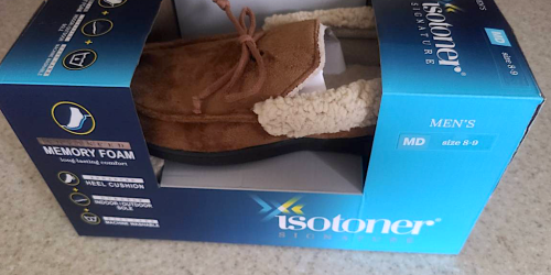 Isotoner Men’s Slippers Only $11 On Macy’s.online (Reg. $44) | Perfect Father’s Day Gift Idea