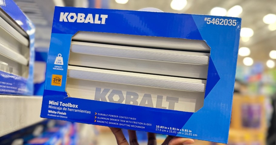 GO! Viral Kobalt Mini Tool Boxes Only $12.98 for Lowe’s Rewards Members (9 Color Options!)