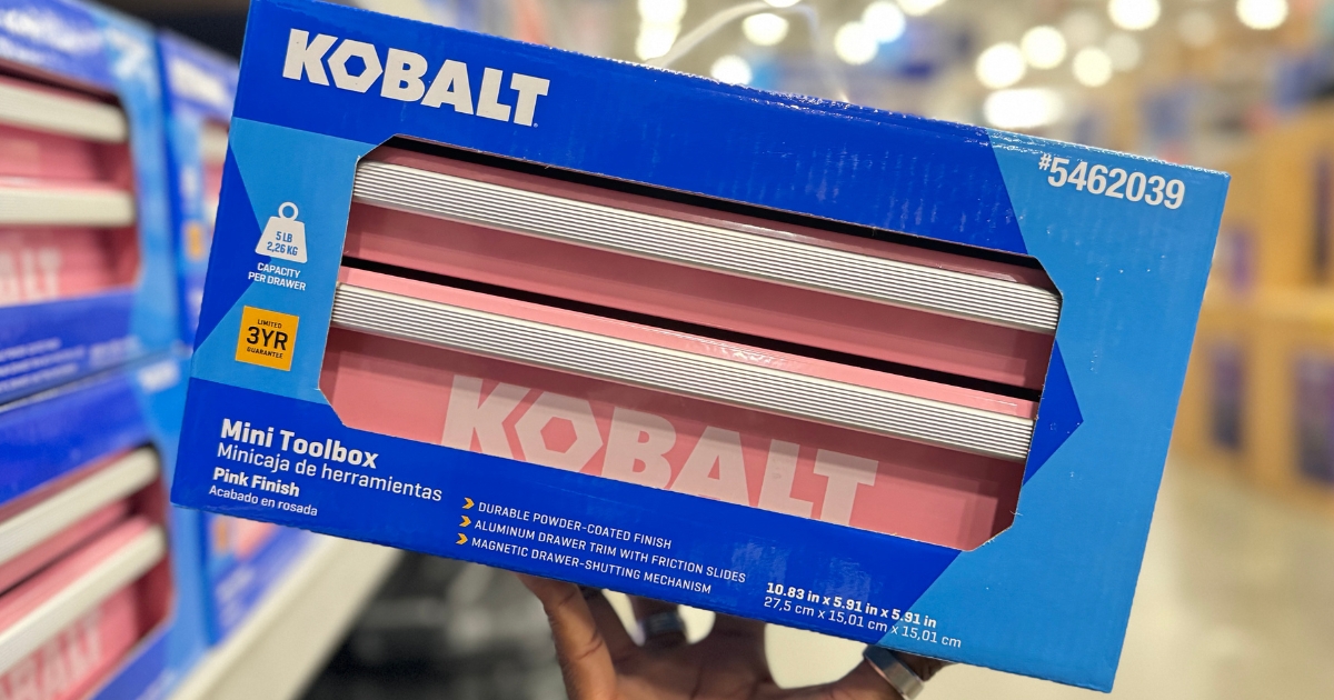 Get The Viral Kobalt Mini Tool Boxes for ONLY $12.98 on Friday!