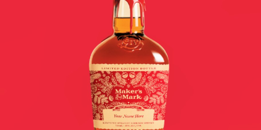 FREE Maker’s Mark Personalized Holiday Label