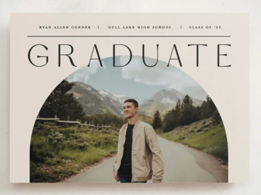 graduate announcement card