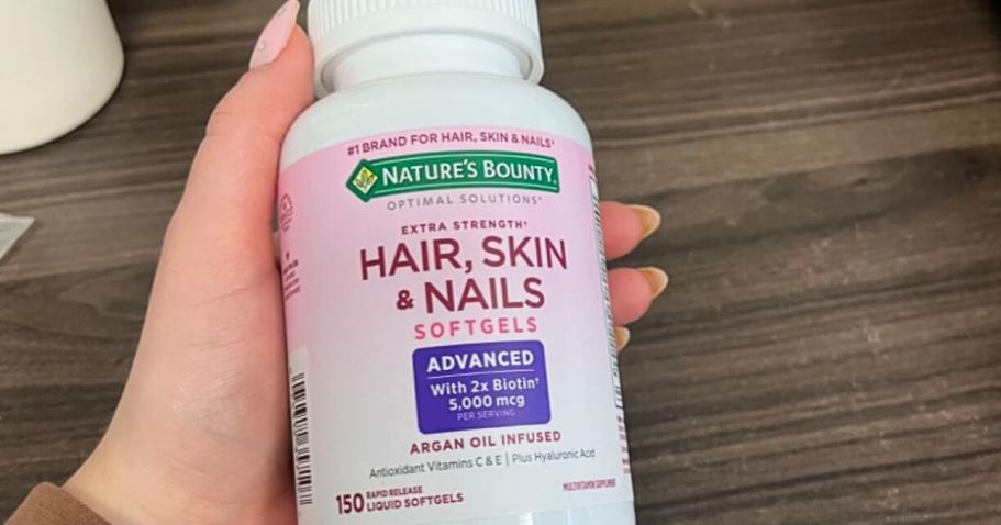 Nature’s Bounty Hair, Skin & Nails 150-Count Just $6.98 Shipped on Amazon (Reg. $18)