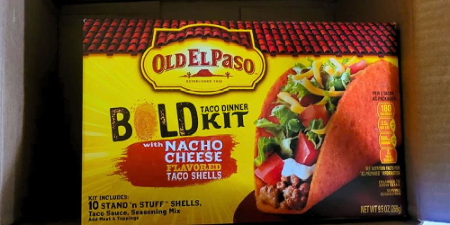 Old El Paso Nacho Cheese Taco Kit Just $2.68 Shipped on Amazon