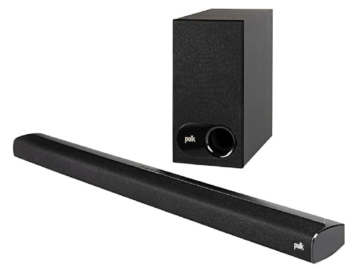 Polk soundbar and subwoofer