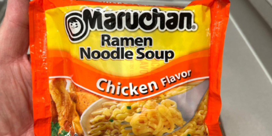 Maruchan Ramen Instant Noodles 24-Pack Just $5 Shipped on Amazon (Only 19¢ Each!)