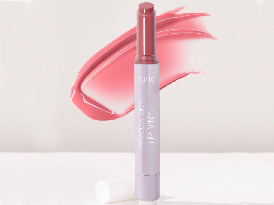 tarte maracuja lip vinyl standing up