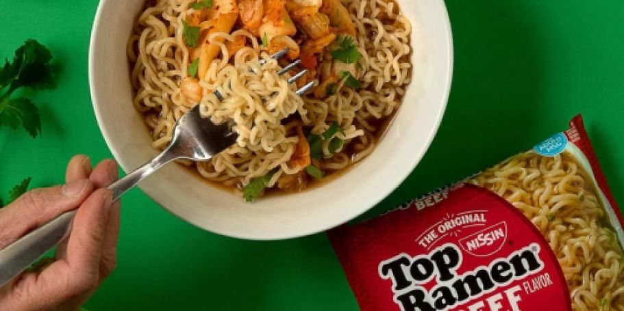 Nissin Top Ramen Beef 24-Count Just $5.60 Shipped on Amazon