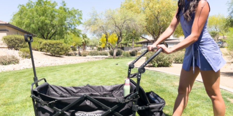 Wonderfold Push & Pull Wagon w/ Cooler & Cupholder ONLY $69.99 Shipped ($235 Value)